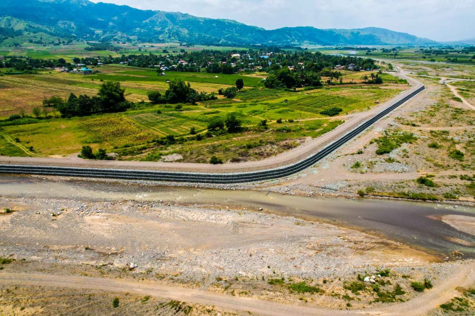 Dpwh Completes Flood Mitigation Structure Along Gabaldons Coronel