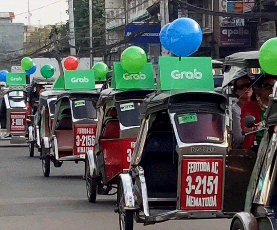 Grab tricycle store