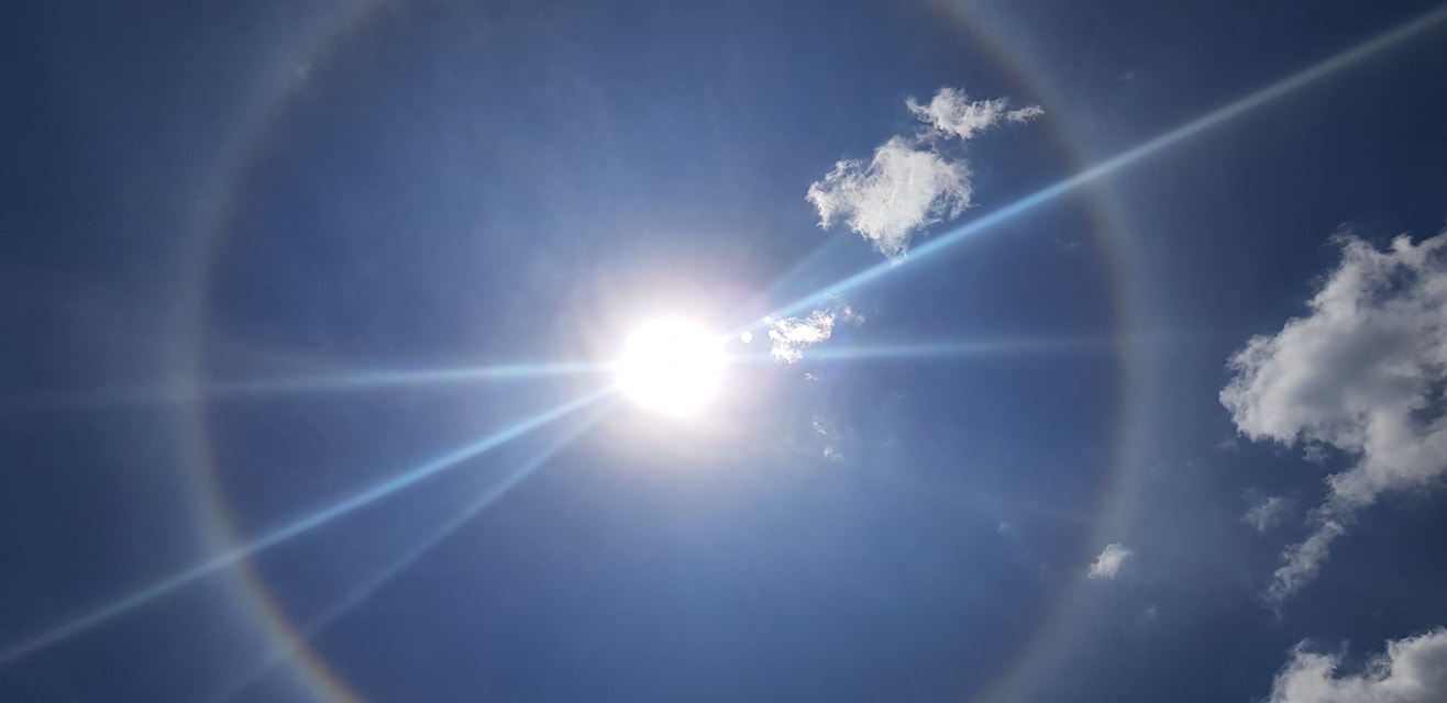Sun halo spotted in Pampanga, Zambales - iOrbit News Online.