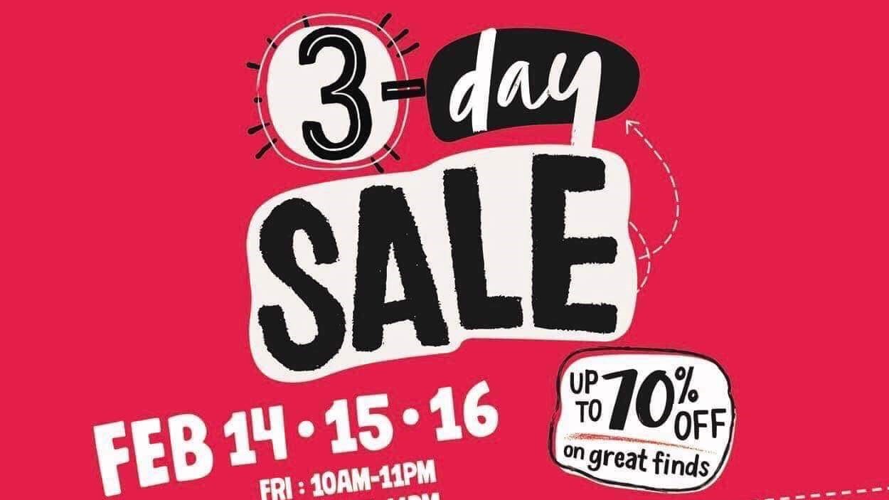 three day sale at SM Olongapo