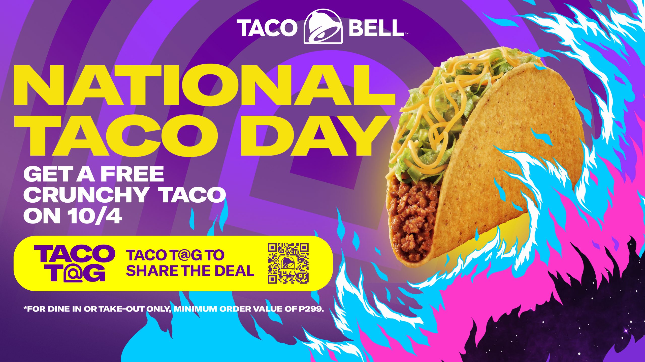 Taco Bell® Philippines celebrates Nat'l Taco Day with Taco Tg game