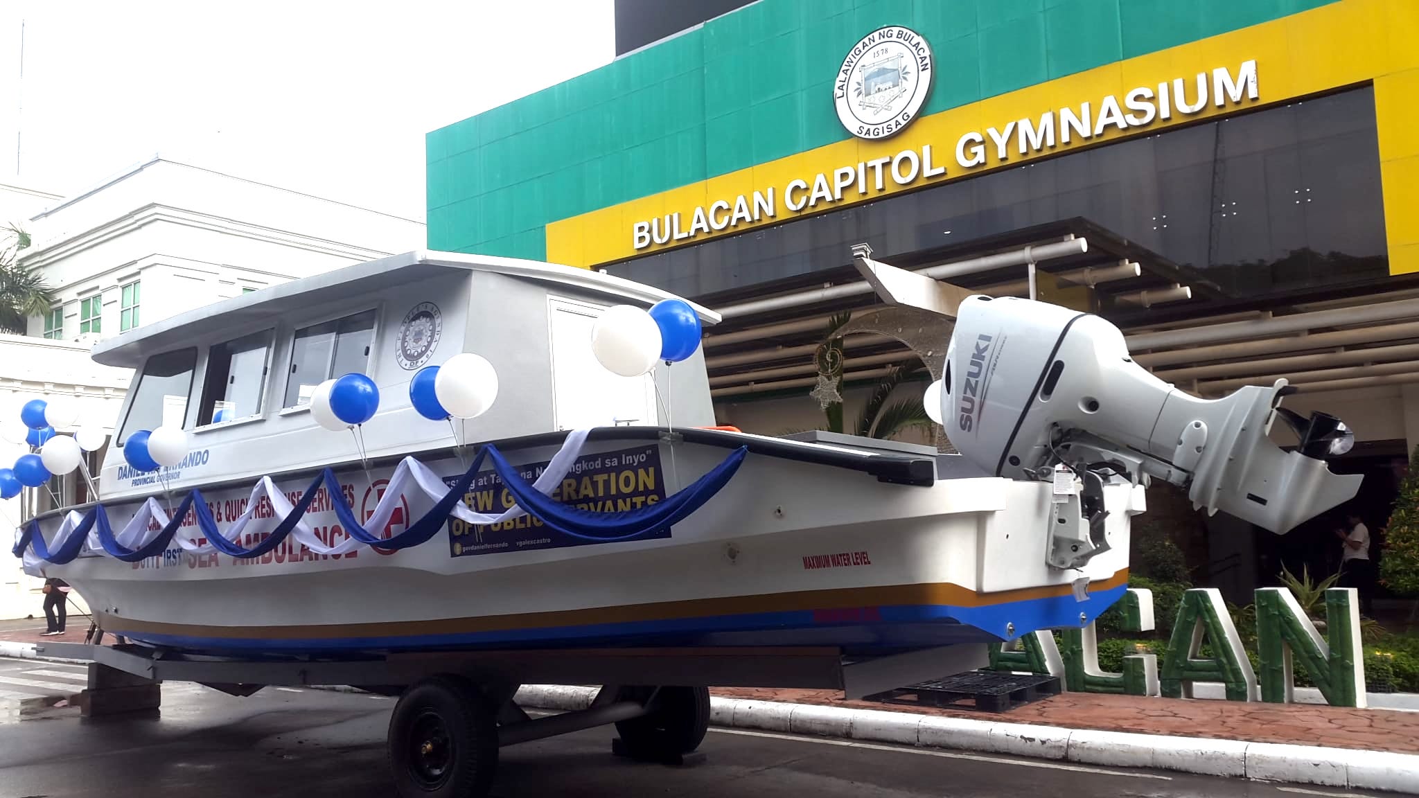 Makabagong Sea Ambulance Para Sa Mga Pasyente Sa Latian Ng Bulacan