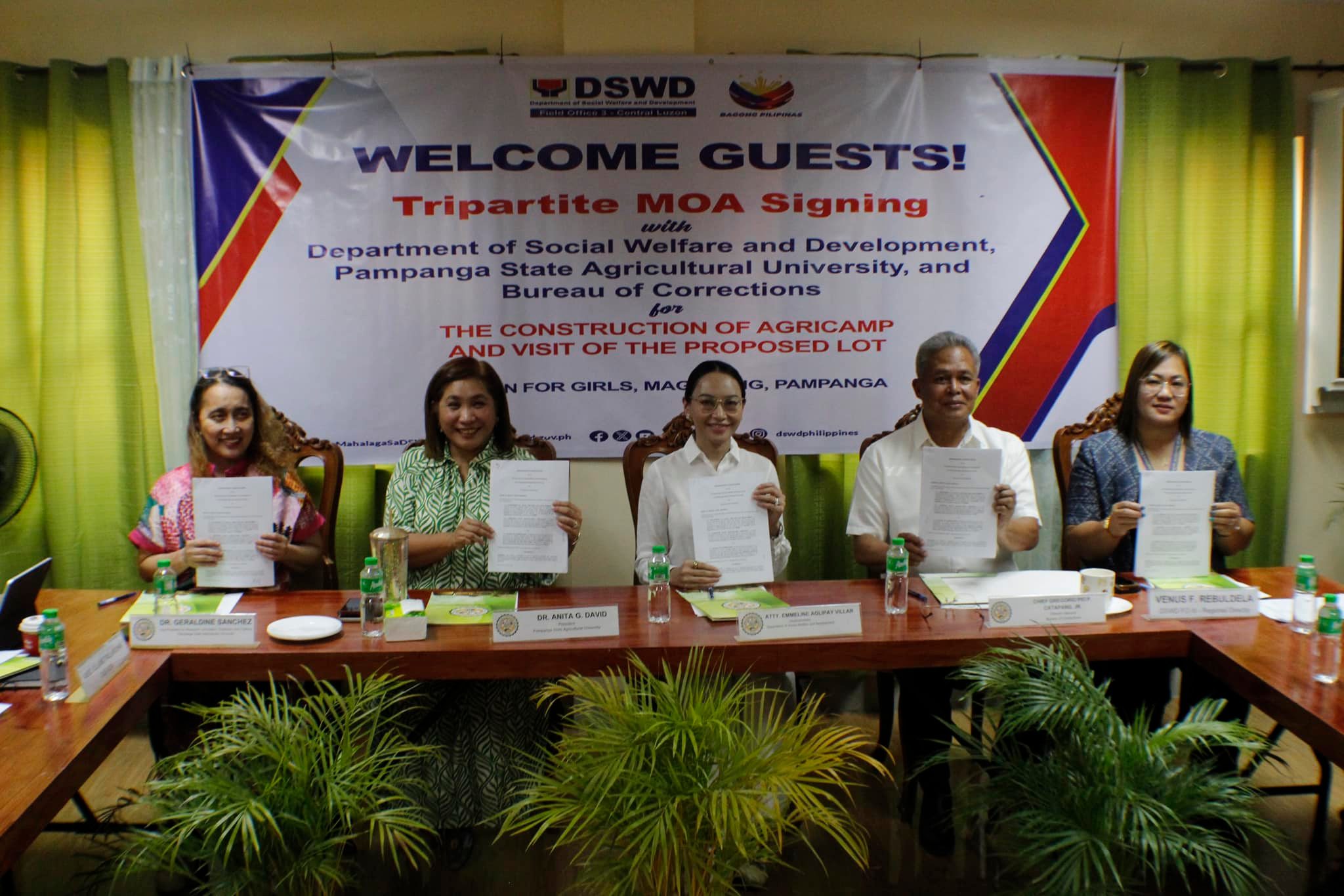 DSWD, partners to establish PH’s first agricamp for CICL in Pampanga ...